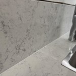 Technistone Noble Carrara - Båstad - montering  23-01-2024
