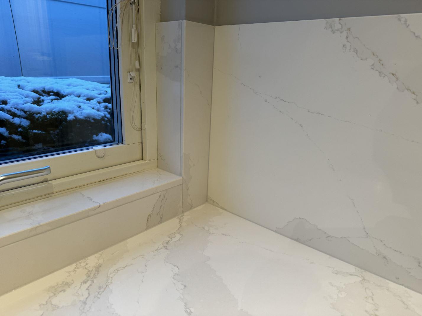 Silestone Eternal Calacatta Gold - Bunkeflostrand - montering  23-01-2024