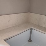 Silestone Snowy Ibiza - Malmö - montering  23-01-2024