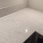 Caesarstone Bianco Drift - Tidaholm - montering  23-01-2024