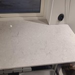 Caesarstone Bianco Drift - Tidaholm - montering  23-01-2024