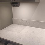 Caesarstone Bianco Drift - Tidaholm - montering  23-01-2024