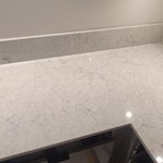 Caesarstone Bianco Drift - Tidaholm - montering  23-01-2024