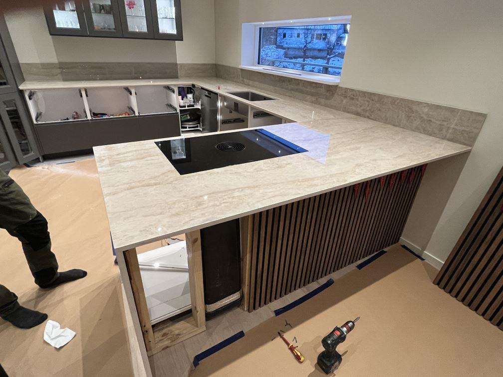 Dekton Arga - Tyresö - montering  23-01-2024