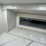 Technistone Crystal Calacatta Silva - kungsholmen, stockholm.  - montering  23-01-2024