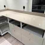 Silestone Coral Clay - Uddebo - montering  23-01-2024