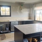 Terrazzo Perlato Royal - Skurup - montering  29-01-2024