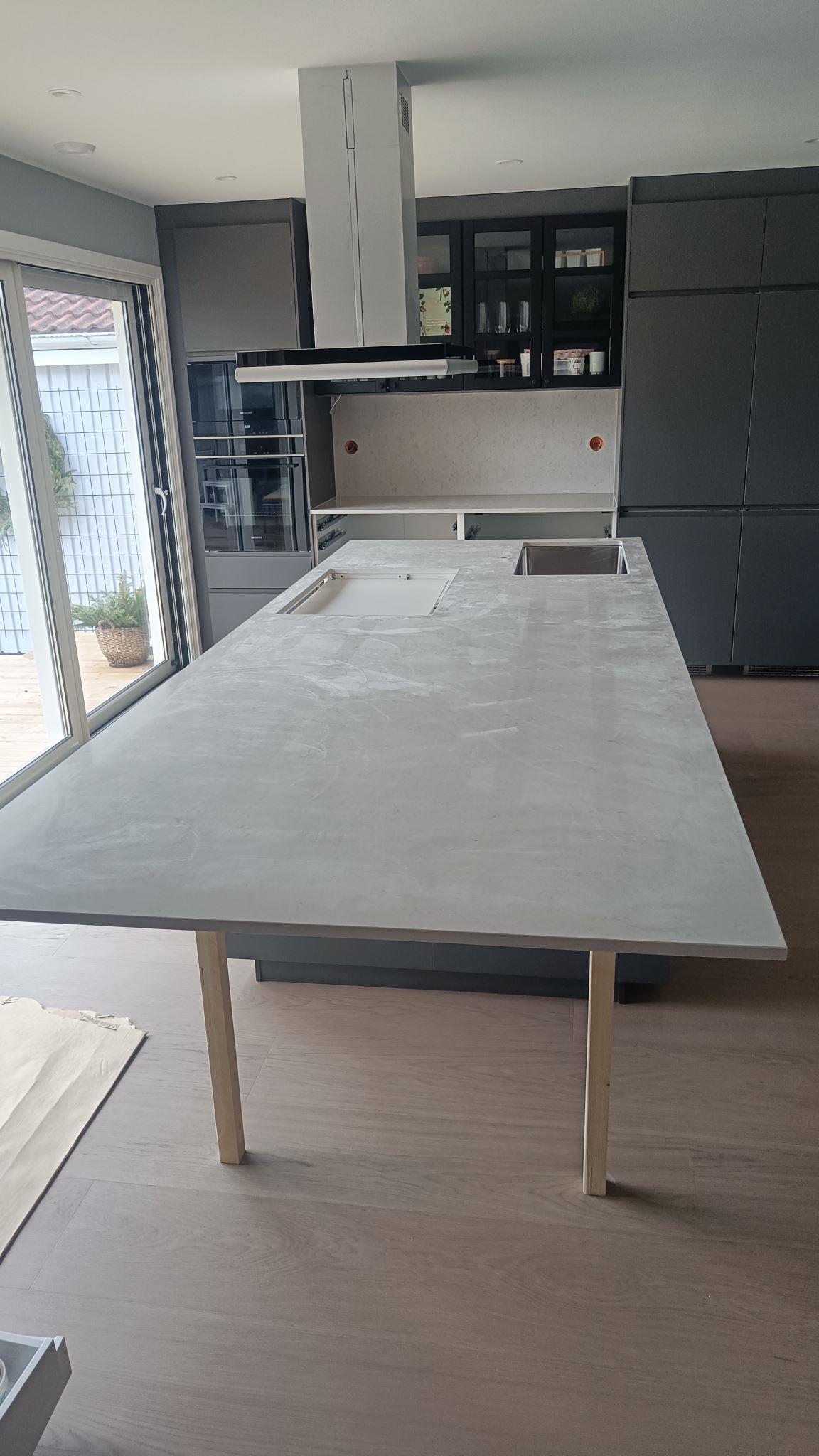 Silestone Snowy Ibiza - Häljarp   - montering  28-01-2024