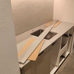 Technistone Noble Concrete Grey - Malmö - montering  03-02-2024