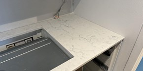 Technistone Mystery White - Malmö - montering  19-02-2024